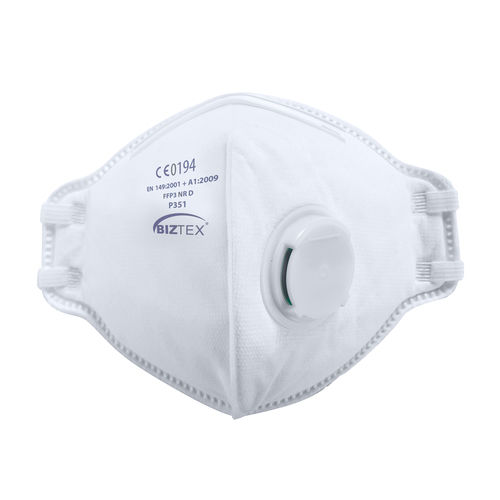 P351 FFP3 Valved Dolomite Fold Flat Respirator (5036108260164)